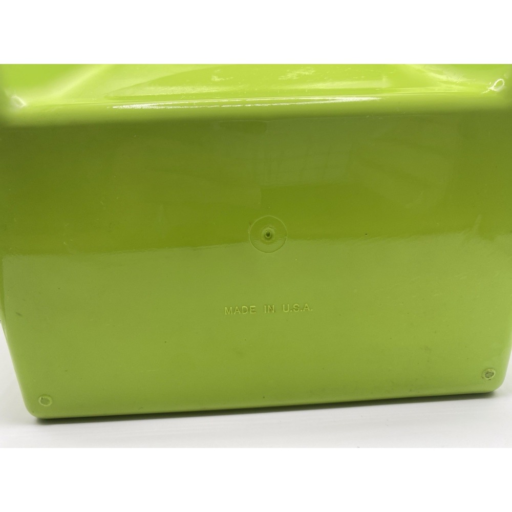 Vintage Betty Crocker Recipe Card Library File Box Green Apple/Avocado BOX ONLY - Picture 8 of 8